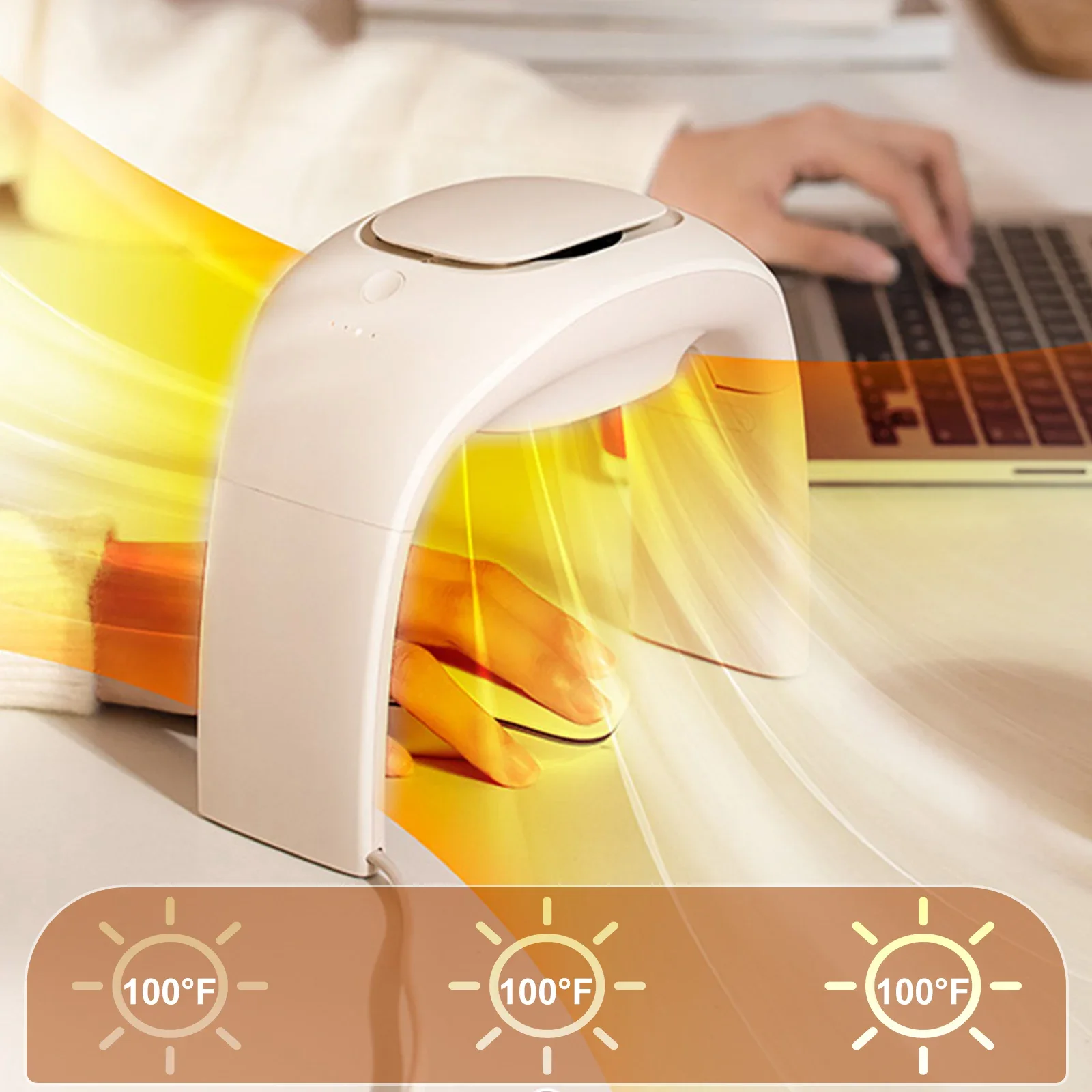 Office Tech Desk - Eary Taşınabilir Kışlık Fare Şeklinde El