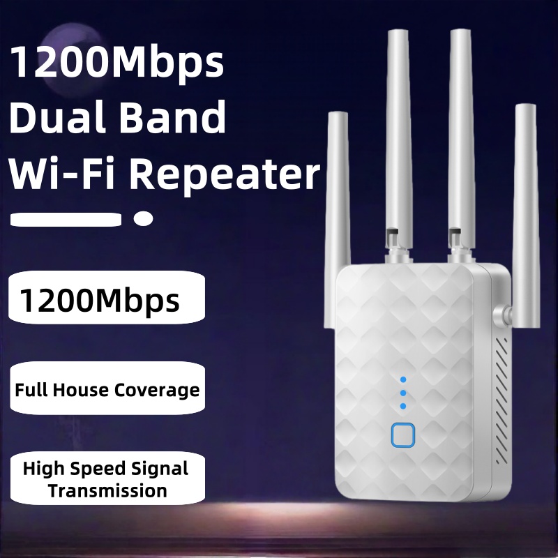 Wifi Range Extender - 1200 Mbps Dual Band WiFi Tekrarlayıcı
