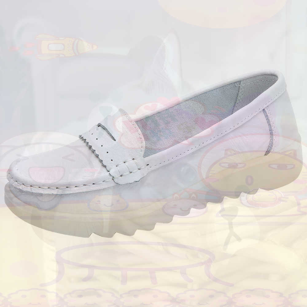 Tech Office Wear Women - Mokasen Sürüş Genç Spor Ayakkabı Kaykay