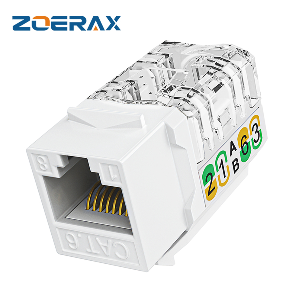 Patch Panel Cat6 - ZoeRax RJ45 Cat6/5e İnce Profil Keystone
