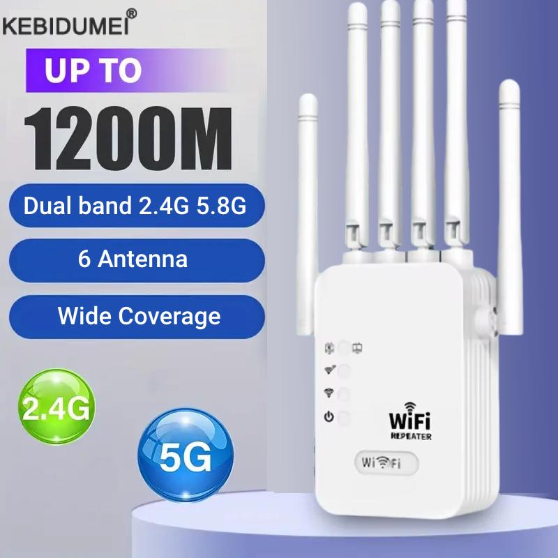 Wifi Range Extender - 1200 Mbps Kablosuz WiFi Tekrarlayıcı 2.4G