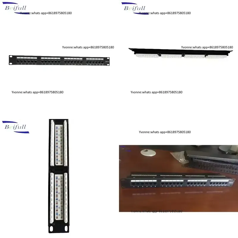 Patch Panel Cat6 - 6 Portlu Grup RJ45 19