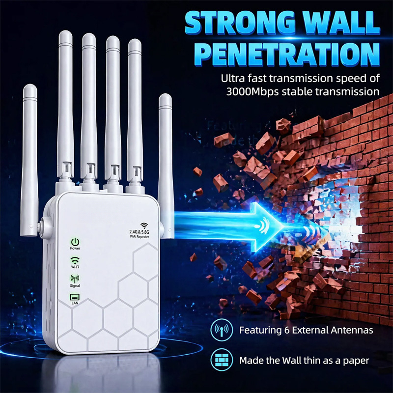 Wifi Range Extender - AX1800 WiFi 6 Genişletici Çift Bantlı