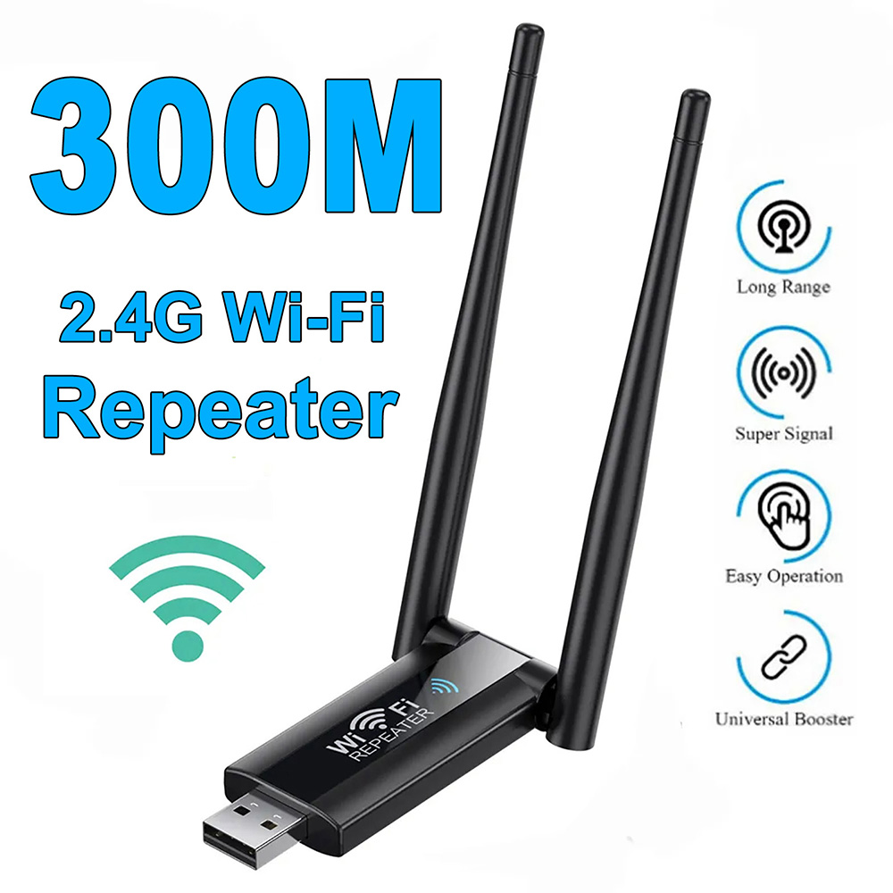 Wifi Range Extender - 300 Mbps Kablosuz WiFi Tekrarlayıcı 2.4G