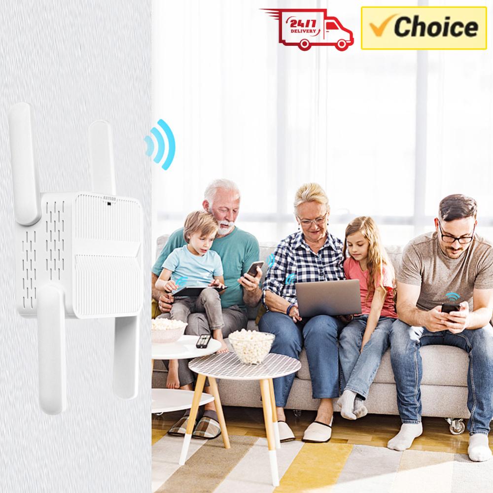 Wifi Range Extender - WiFi 6 Tekrarlayıcı Genişletici 1500Mbps WiFi