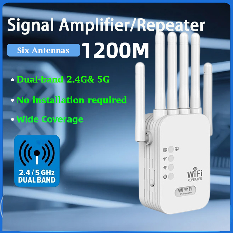 Wifi Range Extender - KATORD 1200Mbps Kablosuz WiFi Tekrarlayıcı 2.4G&5G
