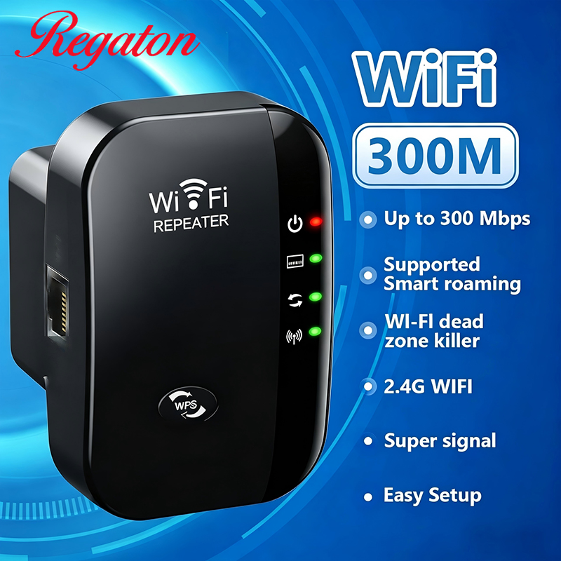 Wifi Range Extender - Kablosuz 300M 2.4GHz WiFi Menzil Genişletici,
