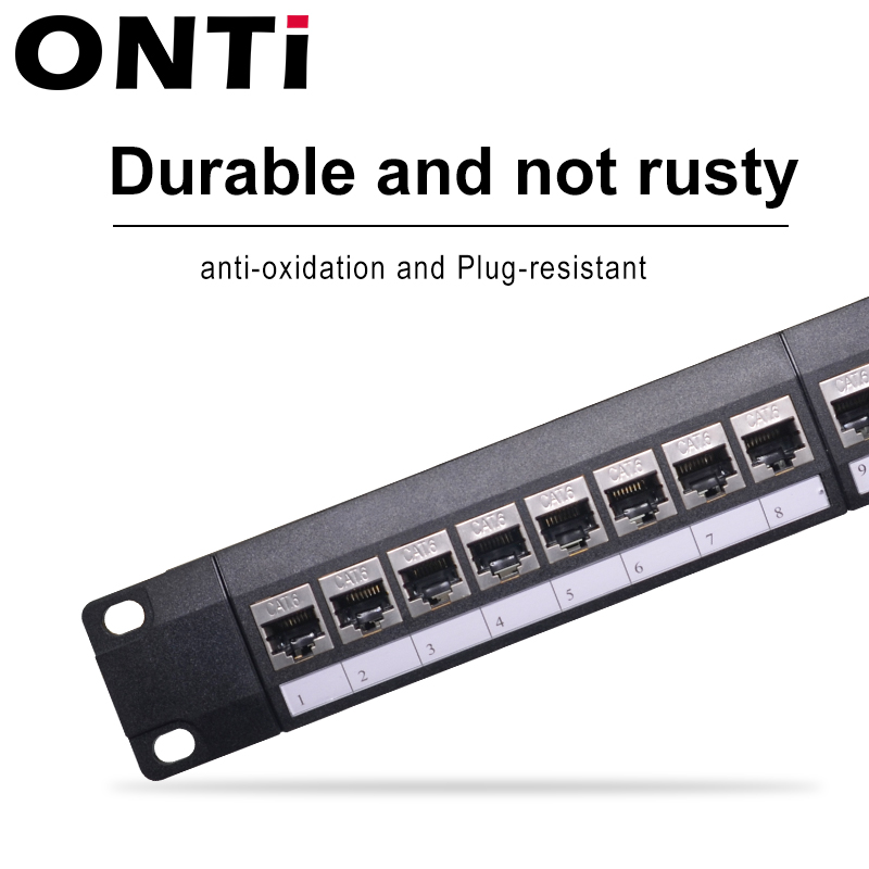 ONTi 19in 1U raf 24 Port CAT6  - Patch Panel Cat6 incelemesi ve fiyatı