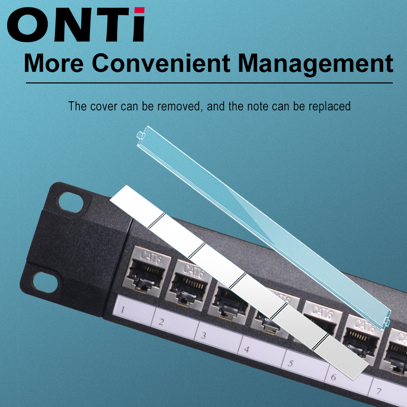 ONTi 19in 1U raf 24 Port CAT6  - Patch Panel Cat6 incelemesi ve fiyatı