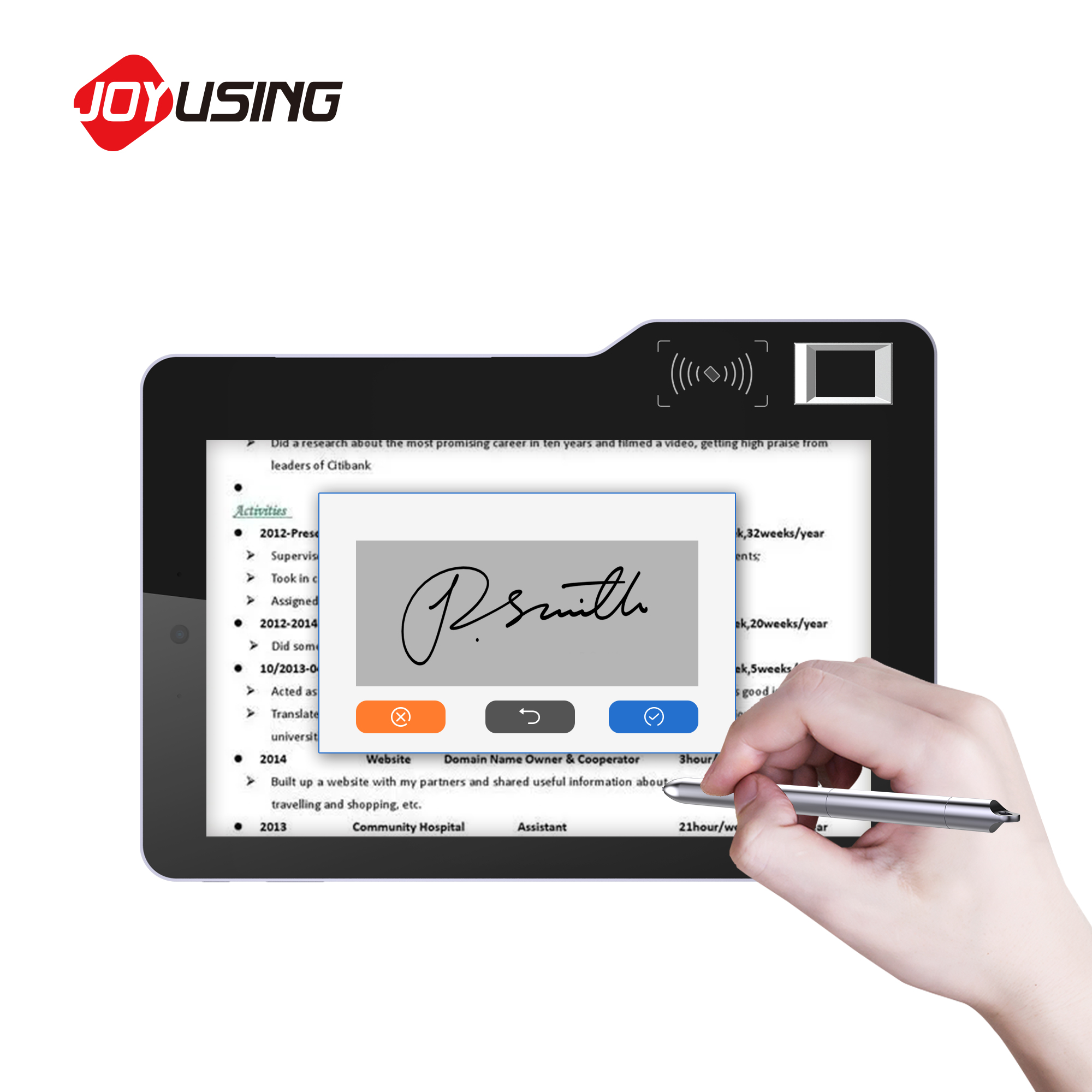 Mobil Biyometrik Android Table - Digital Signature Pad incelemesi ve fiyatı