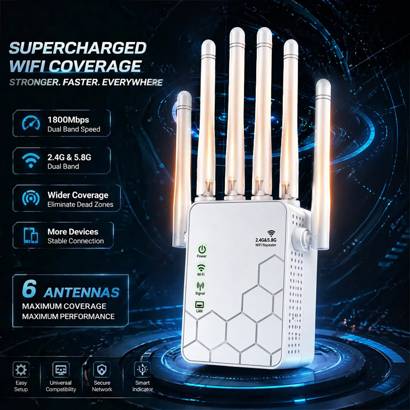 AX1800 WiFi 6 Genişletici Çift - Wifi Range Extender incelemesi ve fiyatı