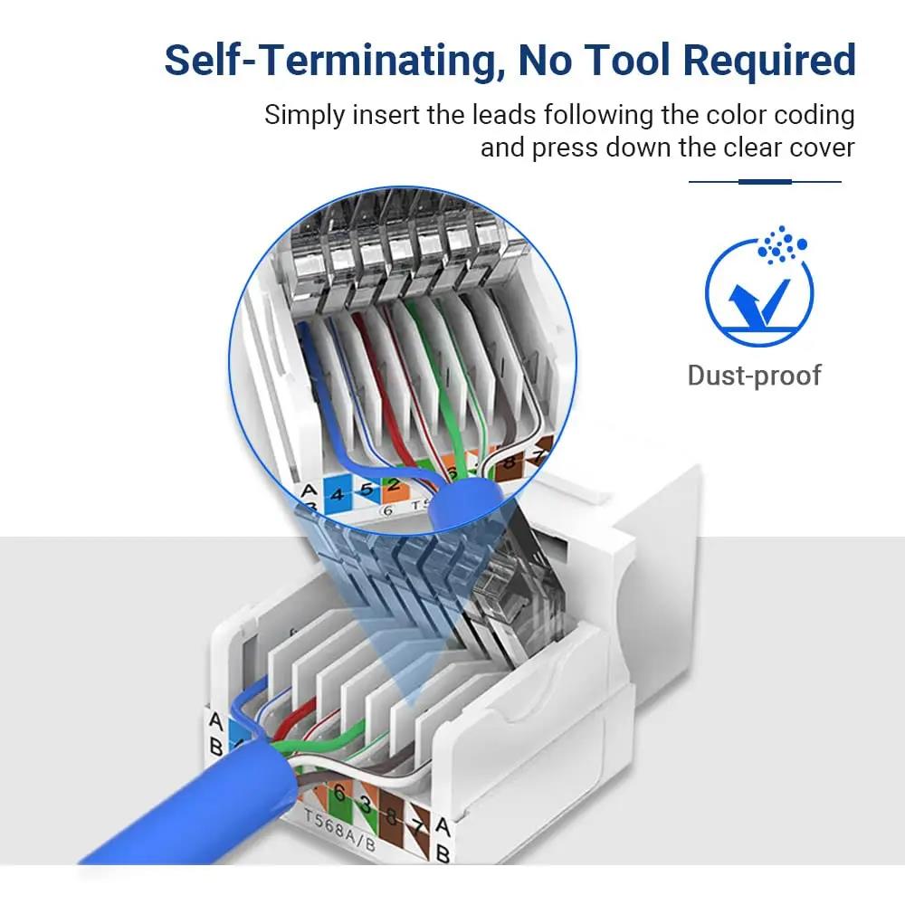 10 adet Cat6 RJ45 Ağ Modülü Ke - Patch Panel Cat6 incelemesi ve fiyatı