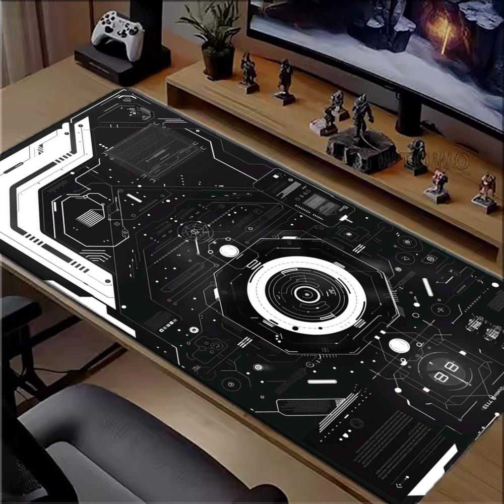Siyah Beyaz Circuit Tech Büyük - Office Tech Desk incelemesi ve fiyatı