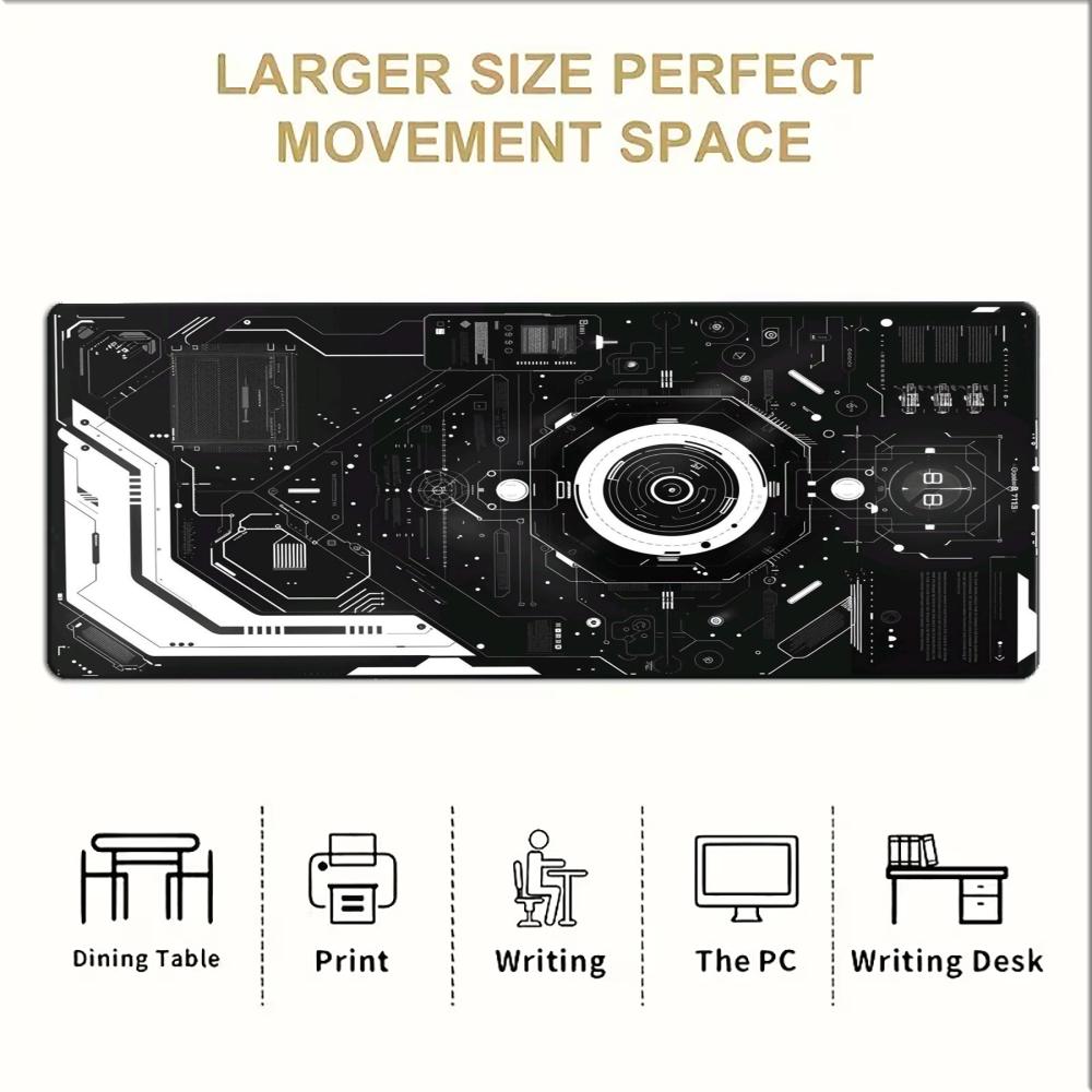 Siyah Beyaz Circuit Tech Büyük - Office Tech Desk incelemesi ve fiyatı