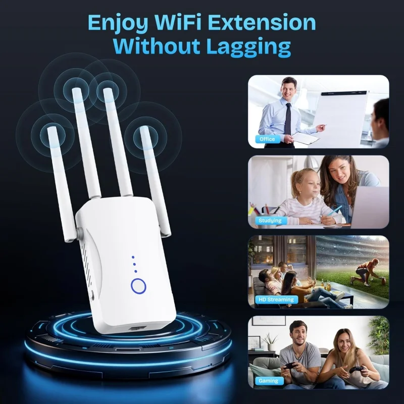2.4G/5GHz Çift Bantlı WiFi Tek - Wifi Range Extender incelemesi ve fiyatı